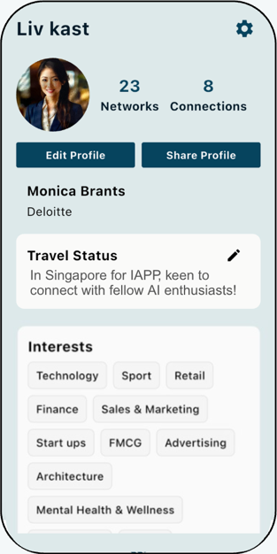 WEET Find Networks Screen